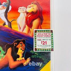 Les classiques de Walt Disney Le Roi Lion VHS scellé RARE Vintage