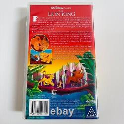 Les classiques de Walt Disney Le Roi Lion VHS scellé RARE Vintage