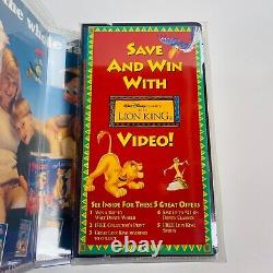 Les classiques de Walt Disney Le Roi Lion VHS scellé RARE Vintage