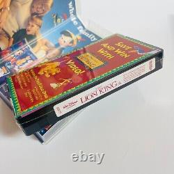 Les classiques de Walt Disney Le Roi Lion VHS scellé RARE Vintage