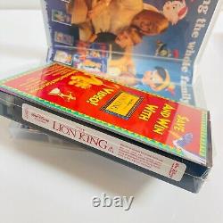 Les classiques de Walt Disney Le Roi Lion VHS scellé RARE Vintage