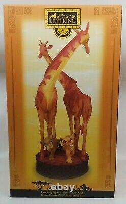 Limited Disney Legacy Collection Lion King 25ème Anniversaire Giraffes Statue