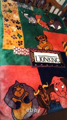 Lion King Disney Vintage Plush Couverture Douce et Confortable 64x87 Taille Complète Simba