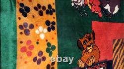Lion King Disney Vintage Plush Couverture Douce et Confortable 64x87 Taille Complète Simba
