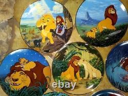 Lion King, Ensemble Complet De 12 Plaques Bradex L. E. Disney Bradford 1994, Nouveau, Menthe