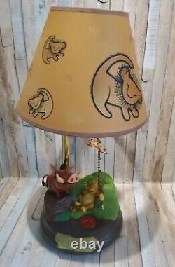 Lion Roi Animé Chant Danse Déplacement Simba Lampe De Disney Vintage