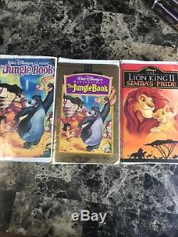 Livre De La Jungle Walt Disney Black Diamond + Edition Limitée Livre De La Jungle + Lion King 2