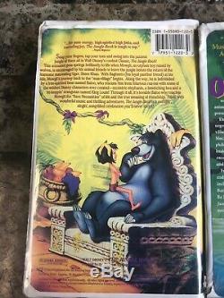 Livre De La Jungle Walt Disney Black Diamond + Edition Limitée Livre De La Jungle + Lion King 2
