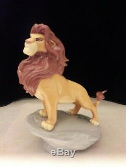 Lladro, Le Roi Lion, Simba Disney, # 9112, Brand New, Mint & Box, Free Usps Navire