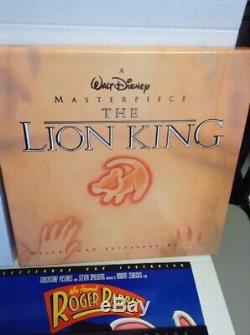 Lot De 13 Disques Laser Disney Rares Lion King Snow White Deluxe Cav