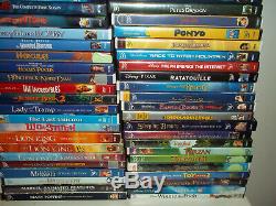 Lot De Disney Pixar DVD 85 Films Roi Lion Pirates Tarzan Miyazaki Ghibli