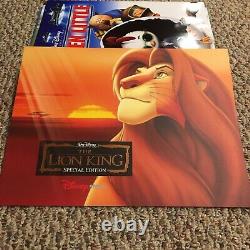 Lot de 13 lithographies Walt Disney - Disney Store Le Roi Lion Monstres et Cie Rebelle