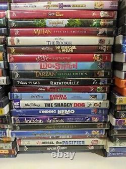 Lot de 130 DVD Walt Disney Roi Lion, La Belle au bois dormant, Le Livre de la jungle