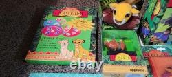 Lot de 19 figurines d'action vintage Mattel Disney Le Roi Lion souvenirs Simba