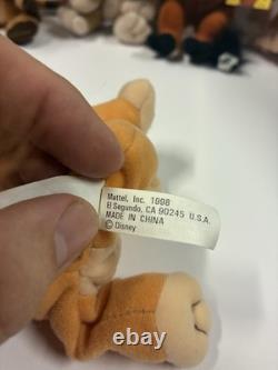 Lot de 5 jouets en peluche Beanie Vintage Disney Le Roi Lion Fierté de Simba 1998