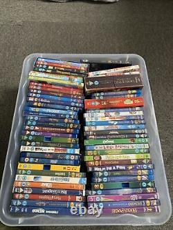 Lot de DVD Disney 63 Blu-Rays Toy Story, Le Roi Lion Marvel