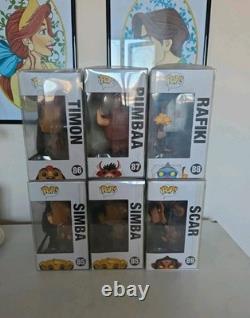 Lot de figurines Funko Pop Le Roi Lion Simba Scar Timon Pumbaa