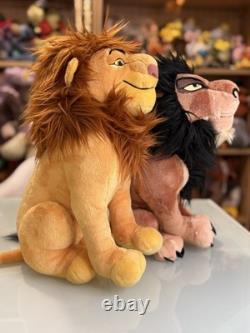 Lot officiel Disney Mufasa Scar peluche bundle Lion King jouet doux ours en peluche poupée
