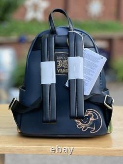Loungefly Disney Le Roi Lion 30e anniversaire sac à dos mini et portefeuille GITD NWT