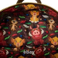 Loungefly Disney Le Roi Lion Hakuna Matata Grubs Mini Sac à Dos PRÉ-COMMANDE
