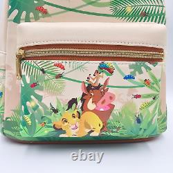 Loungefly Disney Le Roi Lion Jungle Scene Mini Sac à Dos Nouveau