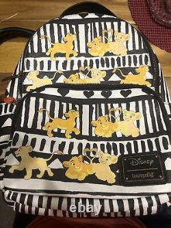 Loungefly Disney Le Roi Lion Simba & Nala Mini Sac à Dos