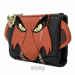 Loungefly Scar Mini Sac À Dos & Portefeuille Disney’s The Lion King New In Hand