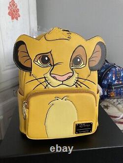 Loungefly X Disney Lion King Baby Simba Cosplay Mini Sac À Dos Exclusif À La Main