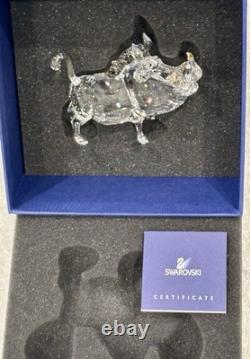 MINT Pumba Swarovski 1049784 Le Roi Lion de Disney Reste Dans Sa Boîte D'Origine Avec COA