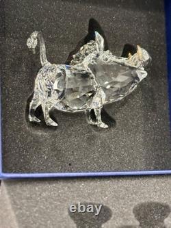 MINT Pumba Swarovski 1049784 Le Roi Lion de Disney Reste Dans Sa Boîte D'Origine Avec COA