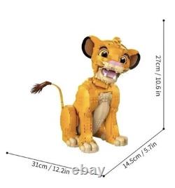 MOC 43247 Roi Lion Simba 1445 pièces Blocs de construction de collection Sans marque Neuf