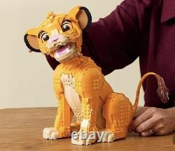 MOC 43247 Roi Lion Simba 1445 pièces Blocs de construction de collection Sans marque Neuf