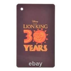 Magasin Disney Store Japon 2024 Le Roi Lion 30e anniversaire en peluche Simba couché