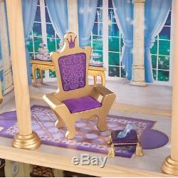 Maison De Poupée Disney Cinderella Castle 5 Pièces 11 Pc Royal Furniture Gold Door Lqqk