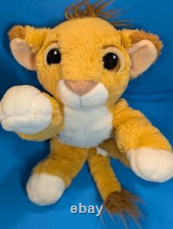 Mattel Bébé Simba Disney Le Roi Lion Peluche Lion Roi 1993 Excellent