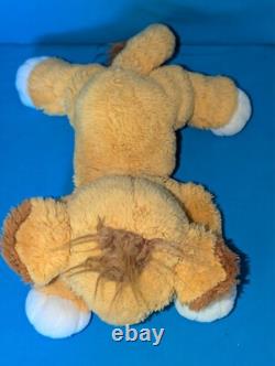 Mattel Bébé Simba Disney Le Roi Lion Peluche Lion Roi 1993 Excellent