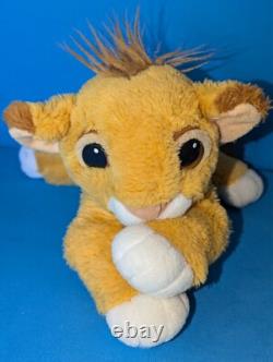 Mattel Bébé Simba Disney Le Roi Lion Peluche Lion Roi 1993 Excellent