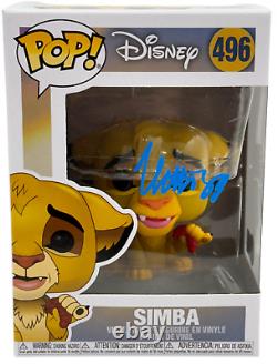 Matthew Broderick a signé un Funko Simba Le Roi Lion Disney Autographe Beckett