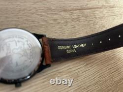 Montre Timex rare Le Roi Lion de Disney Timon et Pumbaa avec bracelet en cuir, état quasi neuf (EUC)