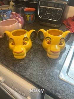 Mug Disney 12 ensembles Toy Story, La Belle et la Bête, Mulan, Aladdin, Le Roi Lion