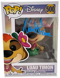 NATHAN LANE LUAU TiMON ROI LION FUNKO DISNEY AUTOGRAPHIE AUTHENTIQUE BECKETT