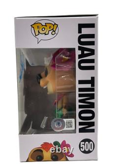 NATHAN LANE LUAU TiMON ROI LION FUNKO DISNEY AUTOGRAPHIE AUTHENTIQUE BECKETT