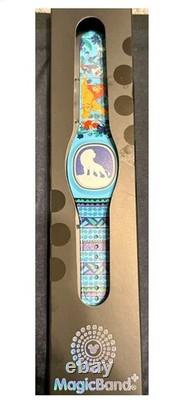 NOUVEAU Disney Parks Magic Band Plus + Le Roi Lion Simba Bleu RARE LIENABLE