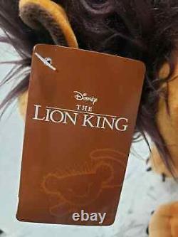 NOUVEAU Disney Store Japon Le Roi Lion SCAR BIG Peluche Poupée Méchants H27cm (10,62 po)