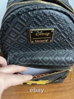 Neuf avec étiquette Rare Disney Le Roi Lion Simba endormi Loungefly mini sac à dos
