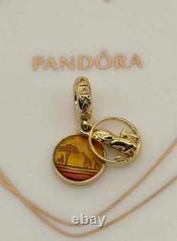Nouveau Charm Pandora x Disney Shine Gold Circle of Life Le Roi Lion 768639C01