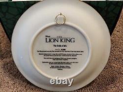 Nouveau Disney Lion King 3d Plaque Murale Collector Le Cercle De La Vie Commence & Coa