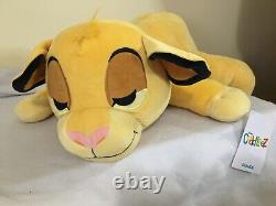 Nouveau Disney Store Simba Cudleez Plush Grand 25 Super Soft Le Roi Lion