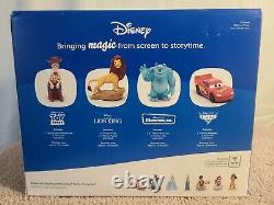 Nouveau Disney Toniebox Starter Set 4 Tonies Toy Story Lion King Monsters Inc Voitures