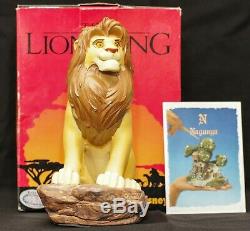 Nouveau Extrêmement Rare! Walt Disney Le Roi Lion Simba Statue Figurine Peinte À La Main